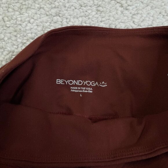 Beyond Yoga Caught In The Midi High Waisted Legging Red Brown - Picture 5 of 9